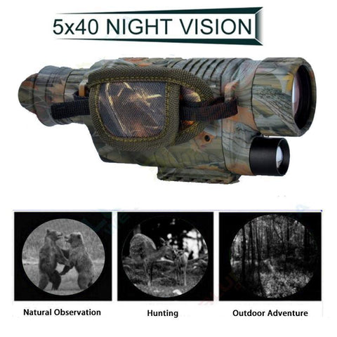 5X40 Digital Infrared Night Vision Monocular